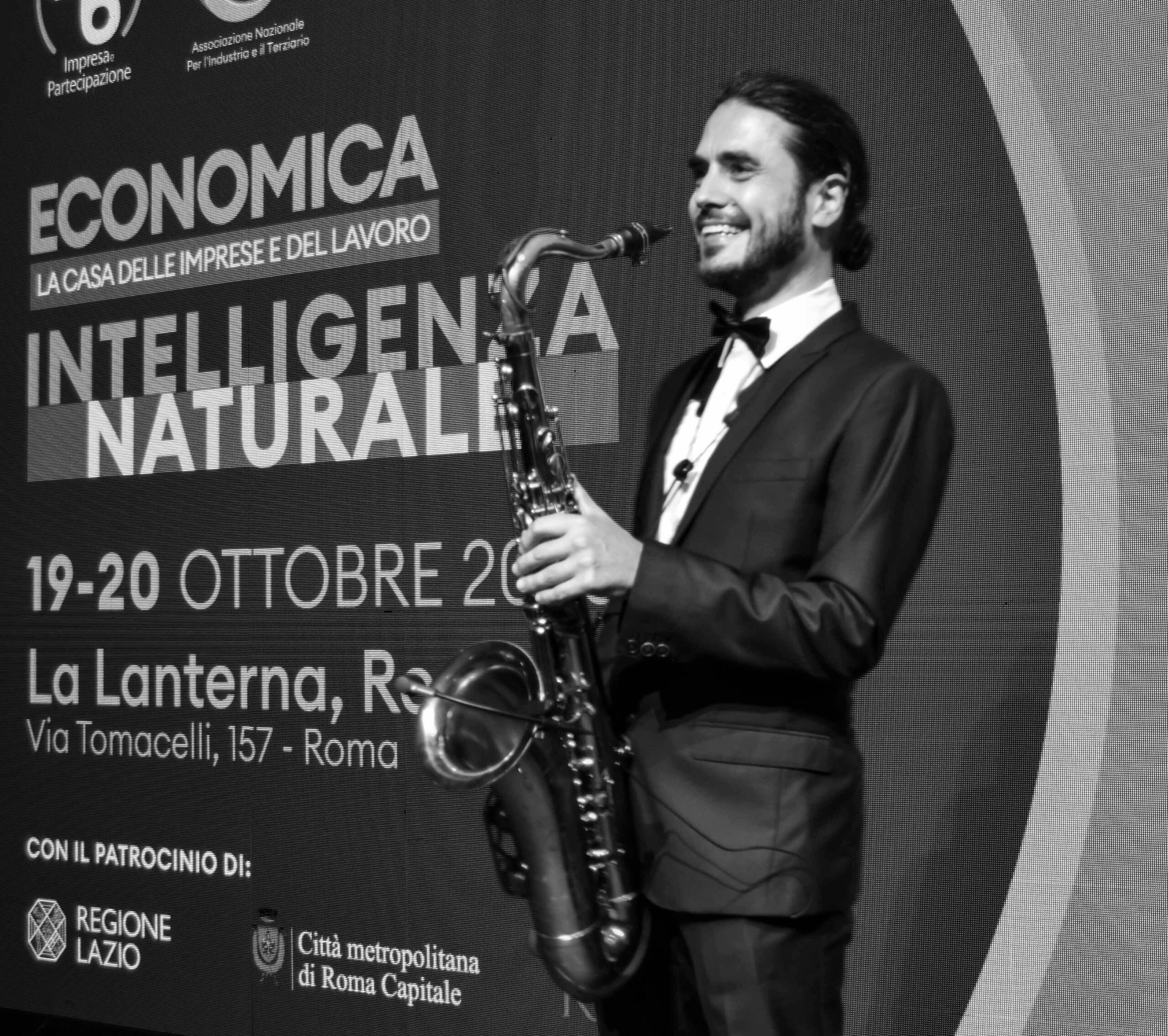 tuscany wedding sax and DJ