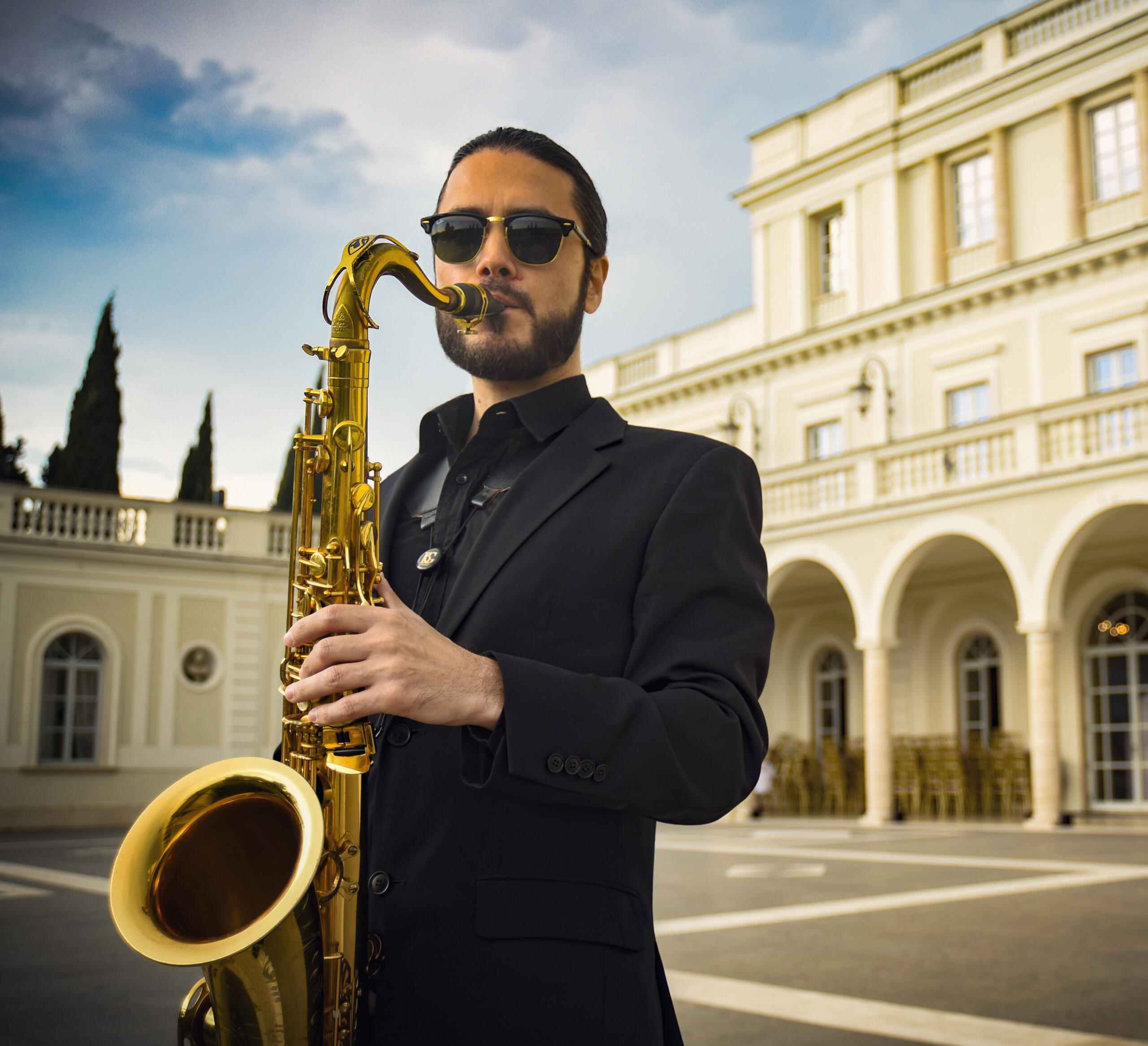 wedding saxophonist and DJ in Rome