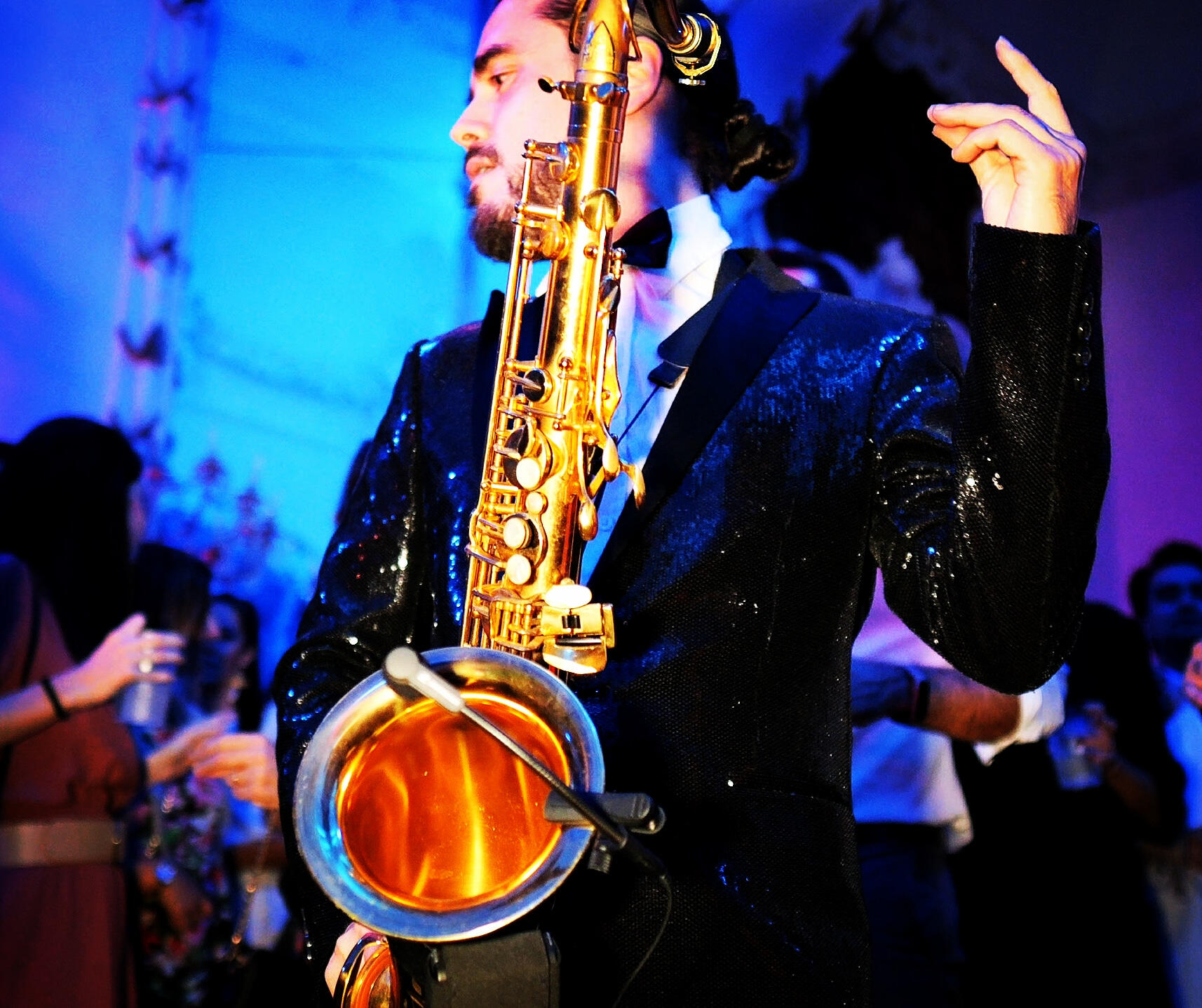 wedding saxophonist and DJ in Florence